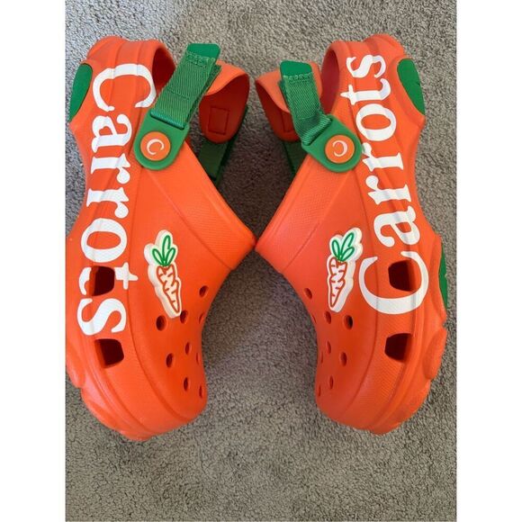 Crocs Anwar Carrots x Clog 'Orange' J5, nearly new - Picture 5 of 10